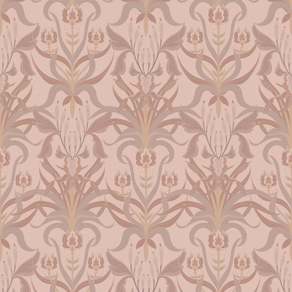 LAN100160 - Versailles Wallpaper - Shades of Rose & Gold - Lucie Annabel