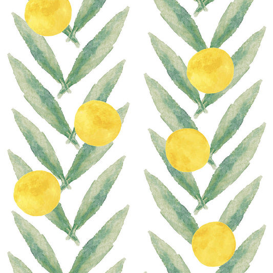 LH900019 - Mexican Sunrise Wallpaper - Lemon Yellow - Lust Home