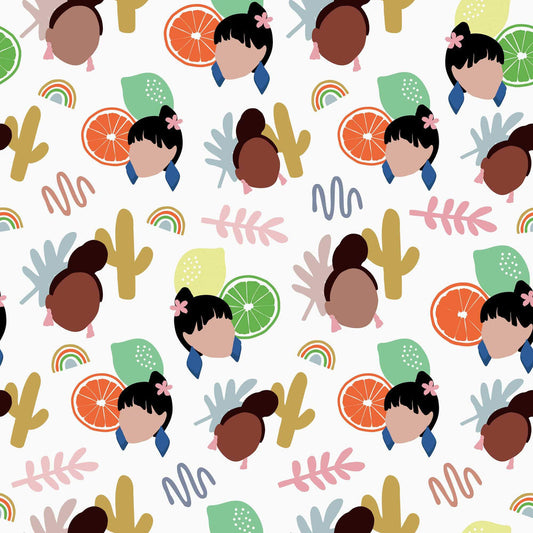 LH900051 - Frida Wallpaper - White & Brights - Lust Home