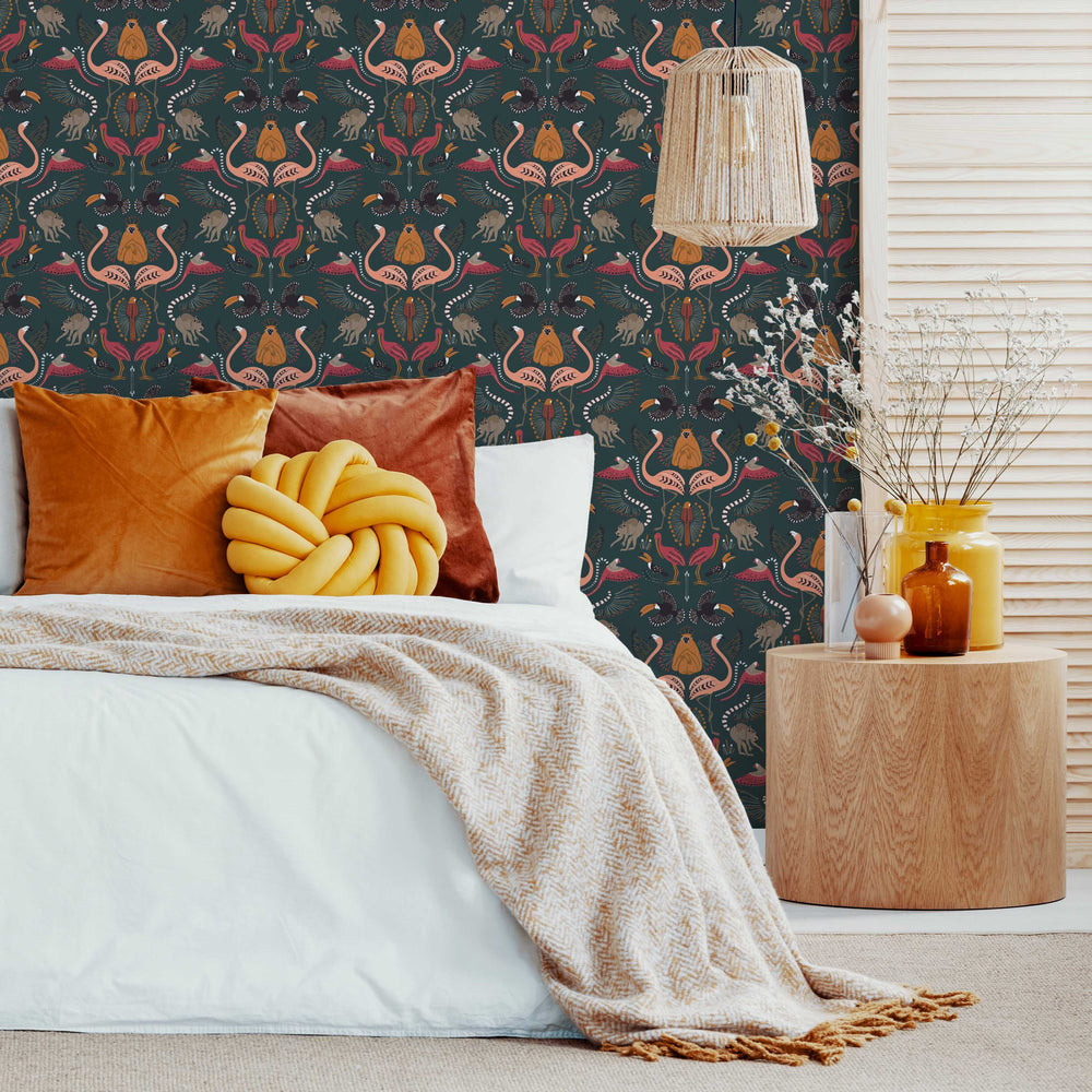 LH900070 - Madagascar Wallpaper - Evergreen - Lust Home
