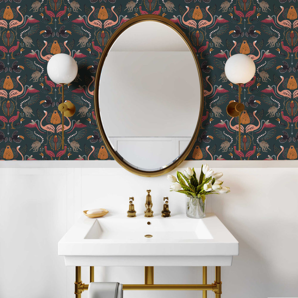 LH900070 - Madagascar Wallpaper - Evergreen - Lust Home