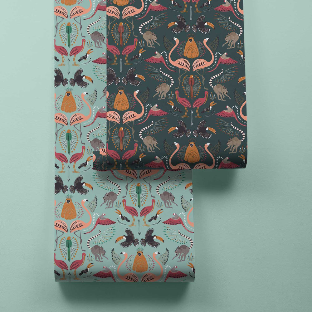 LH900070 - Madagascar Wallpaper - Evergreen - Lust Home