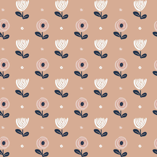 LH900094 - Flower Power Wallpaper - Carnation Peach - Lust Home