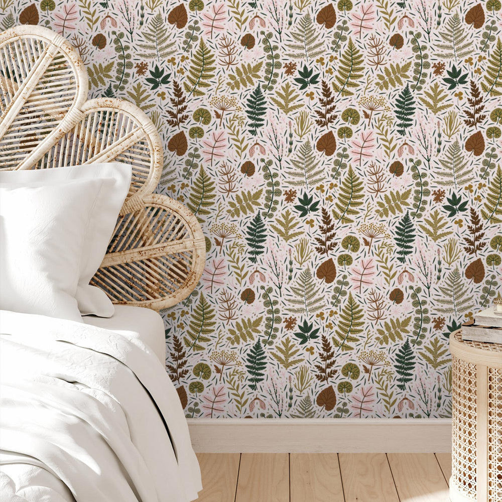LH900114 - Woodland Walks Wallpaper - Muted Warm Tones - Lust Home