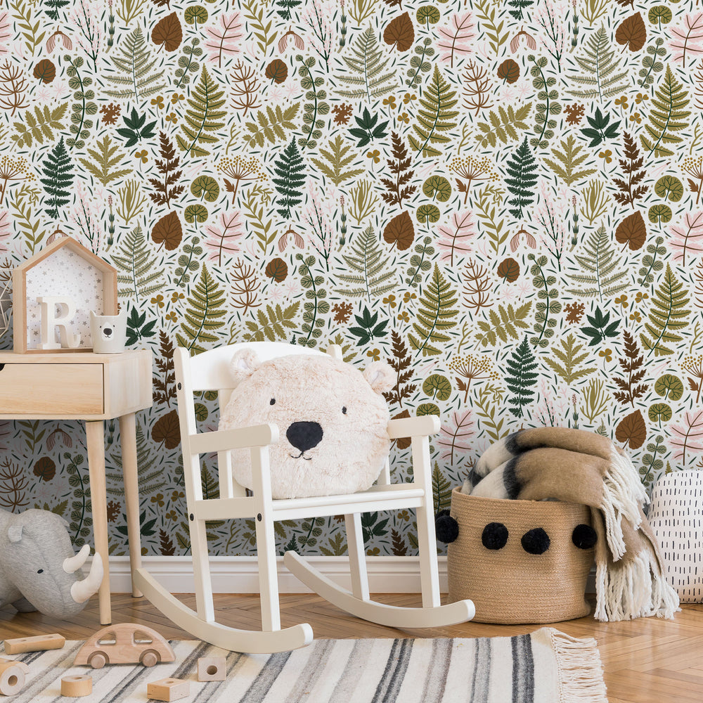 LH900114 - Woodland Walks Wallpaper - Muted Warm Tones - Lust Home