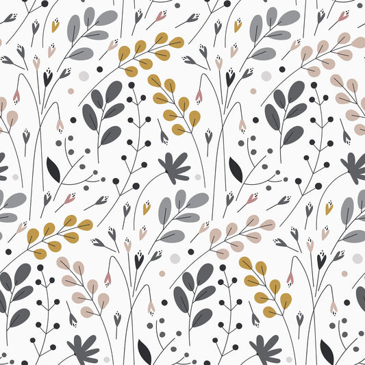 LH900117 - Cornucopia Wallpaper - Blush, Charcoal & Mustard - Lust Home