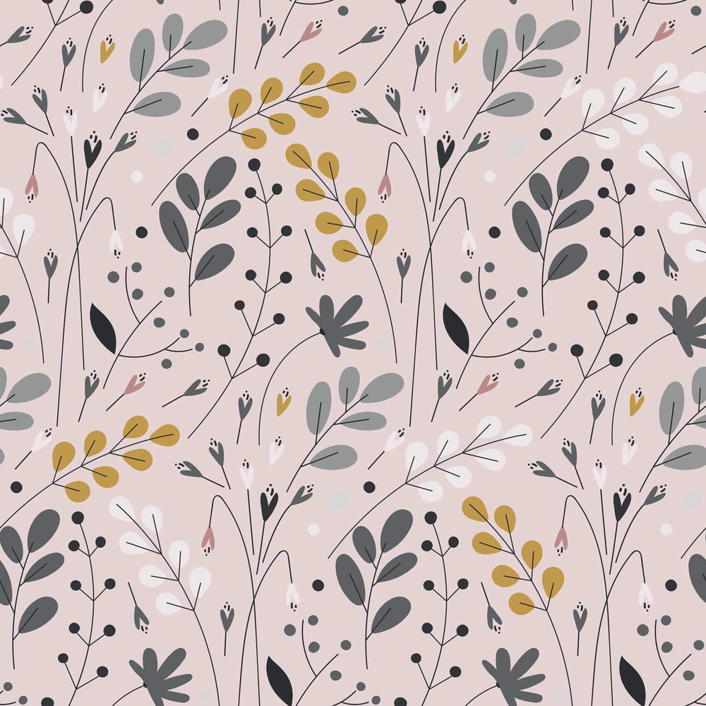 LH900119 - Cornucopia Wallpaper - Dusky Pink & Mustard - Lust Home