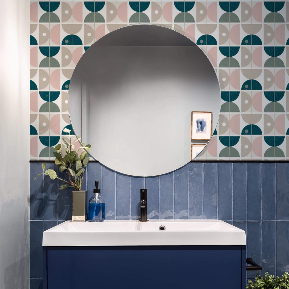 LH900131 - Diablo Wallpaper - Whale Blue, Desert Sage & Powder Pink - Lust Home