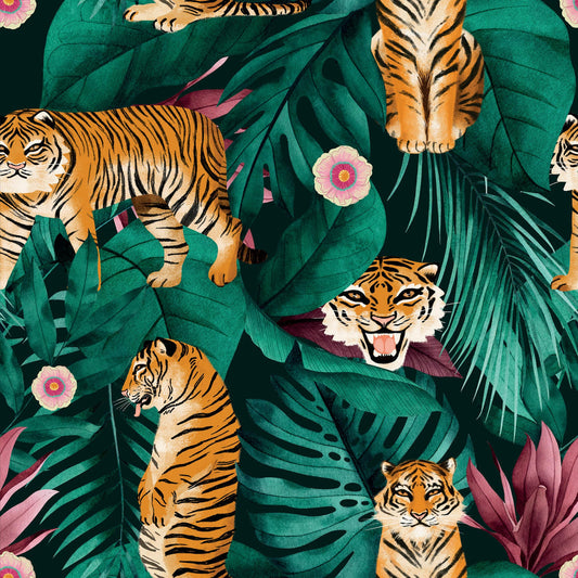 LH900147 - Jungle Is Massive Wallpaper - Jungle Green - Lust Home