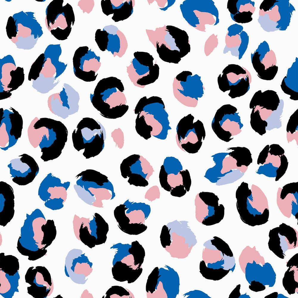 LH900159 - Wild Thing Wallpaper - Cobalt Blue & Bubblegum Pink - Lust Home