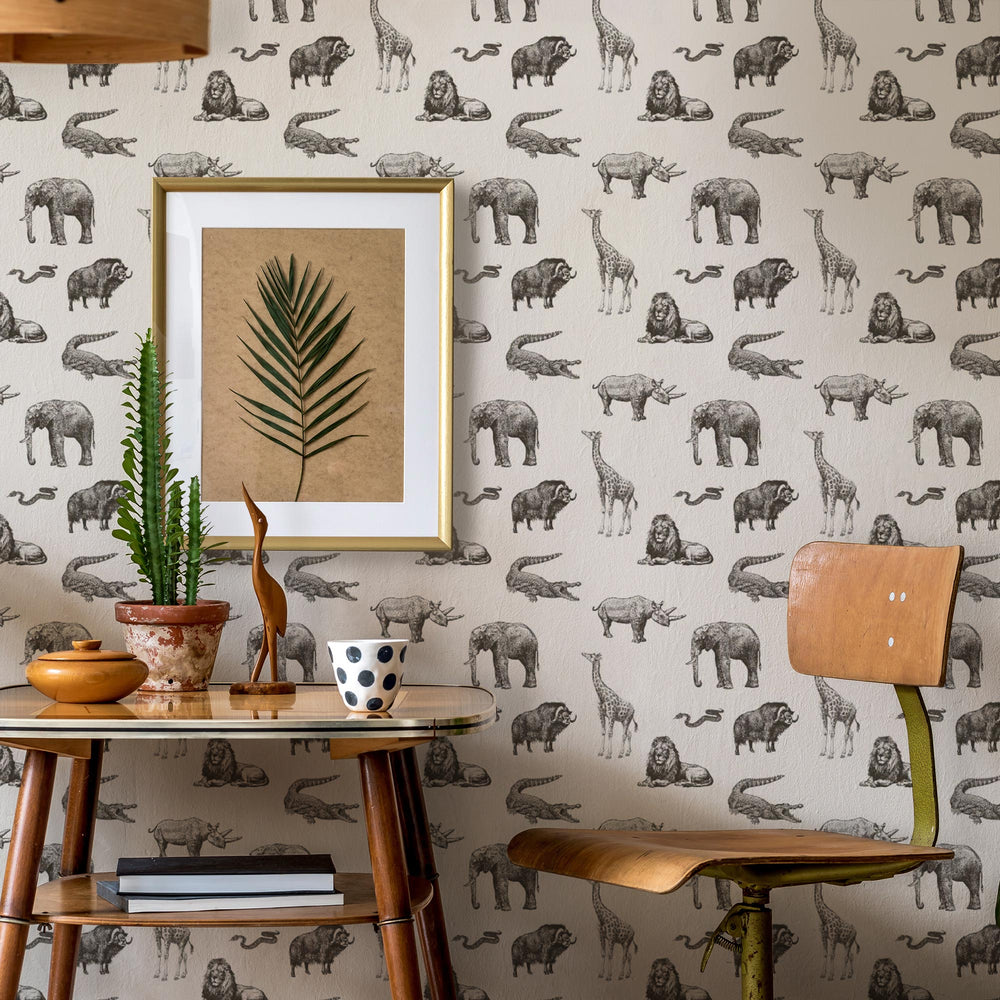 LH900178 - Mufasa Wallpaper - Savanna Brown - Lust Home