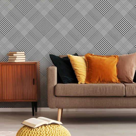 LH900311 - Top Dog Wallpaper - Black & Charcoal - Lust Home
