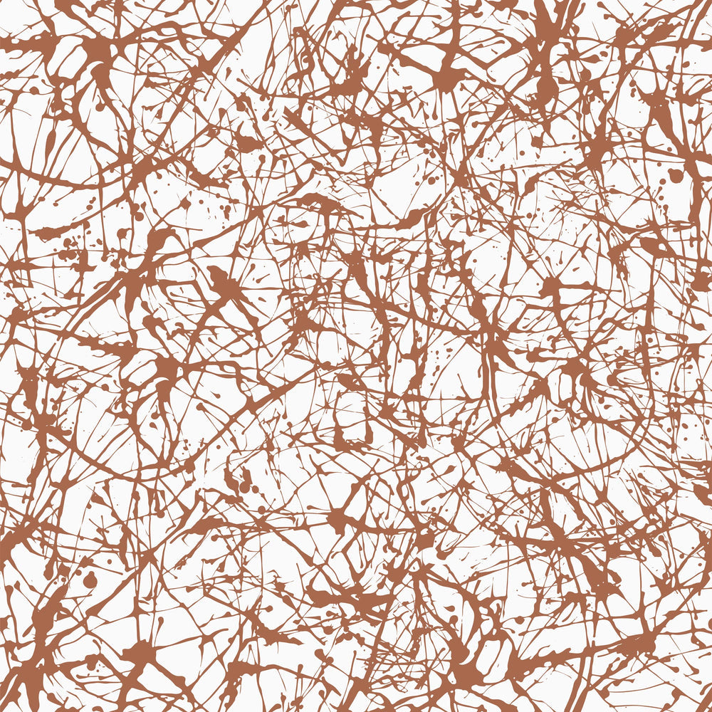 LH900326 - Scribble Wallpaper - Terracotta - Lust Home