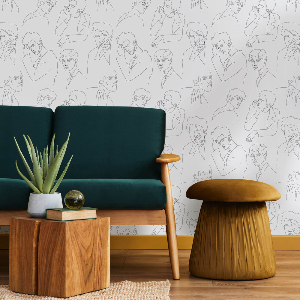 LH900327 - Soho Wallpaper - Monochrome - Lust Home