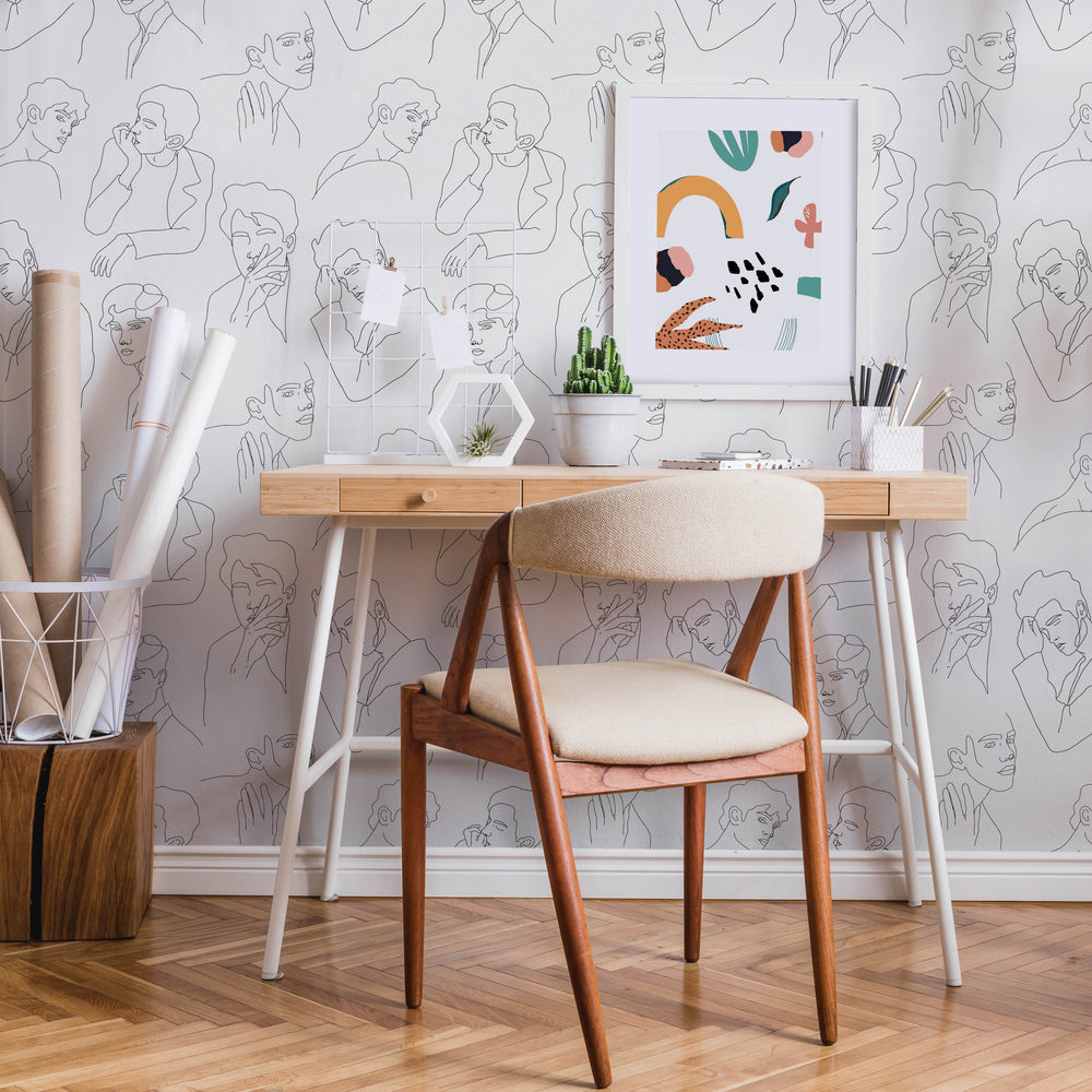LH900327 - Soho Wallpaper - Monochrome - Lust Home
