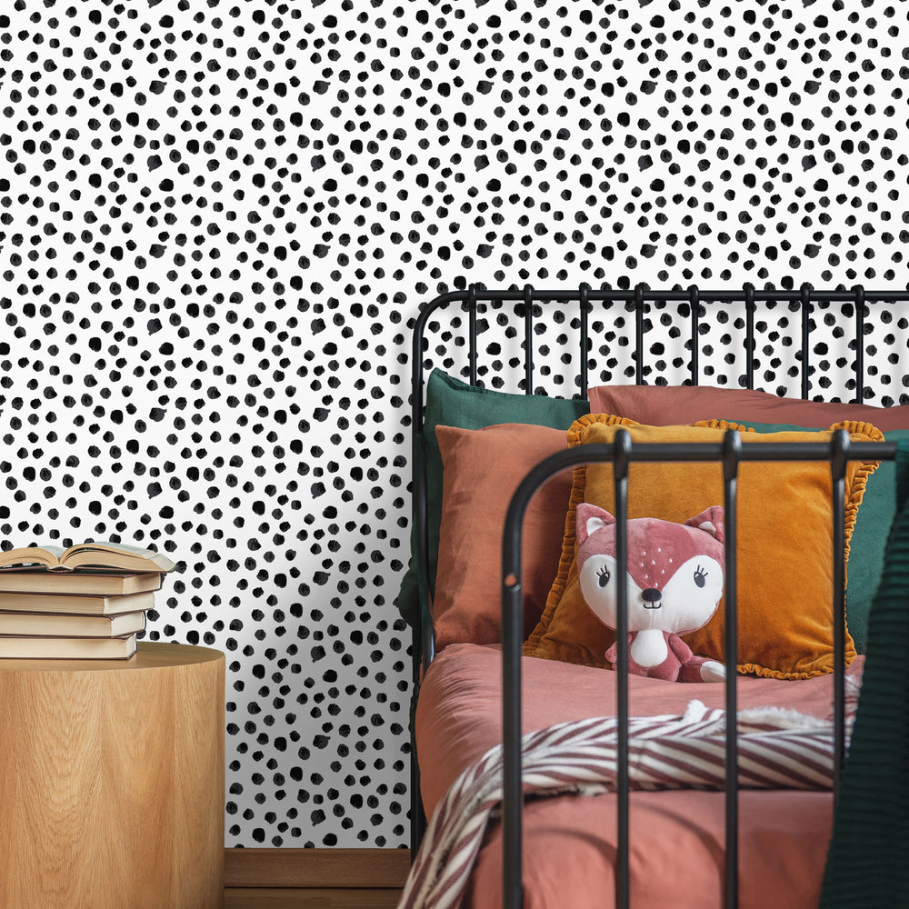 LH900329 - Spot The Difference Wallpaper - Monochrome - Lust Home