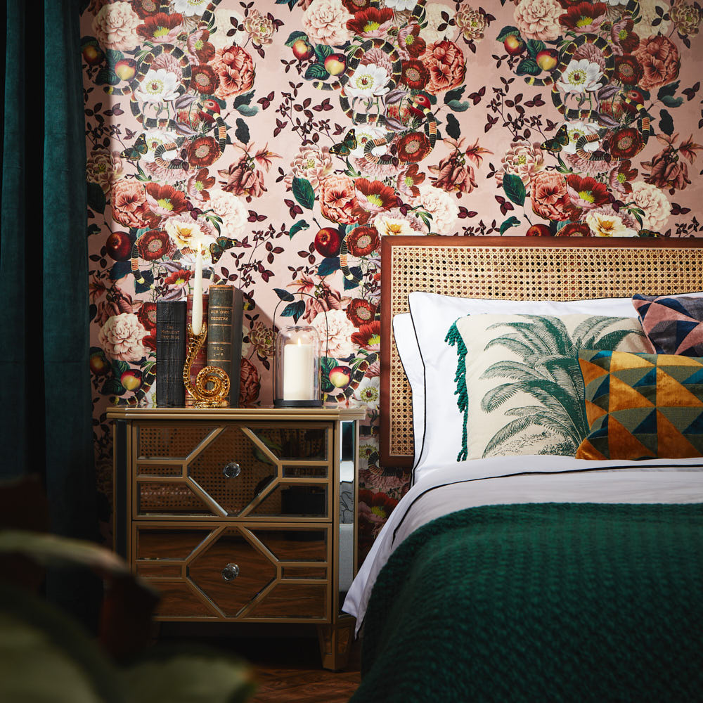 LH900357 - Forbidden Fruit Wallpaper - Dusty Rose - Lust Home