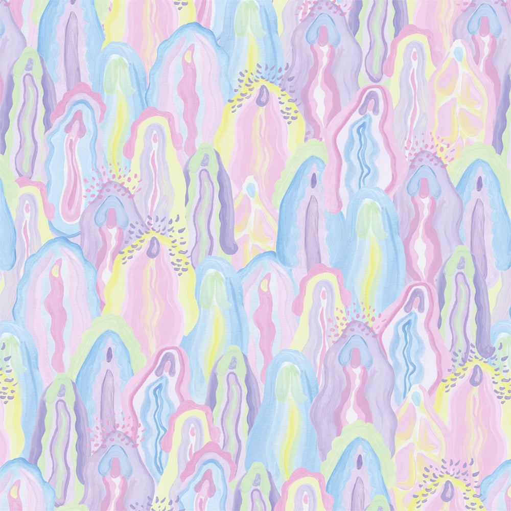 LH900375 - Beautiful Me Wallpaper - Delicate Pastels - Lust Home