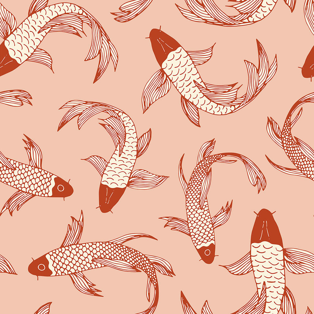 LH900390 - Carpe Diem Wallpaper - Pink, Red & Ivory - Lust Home