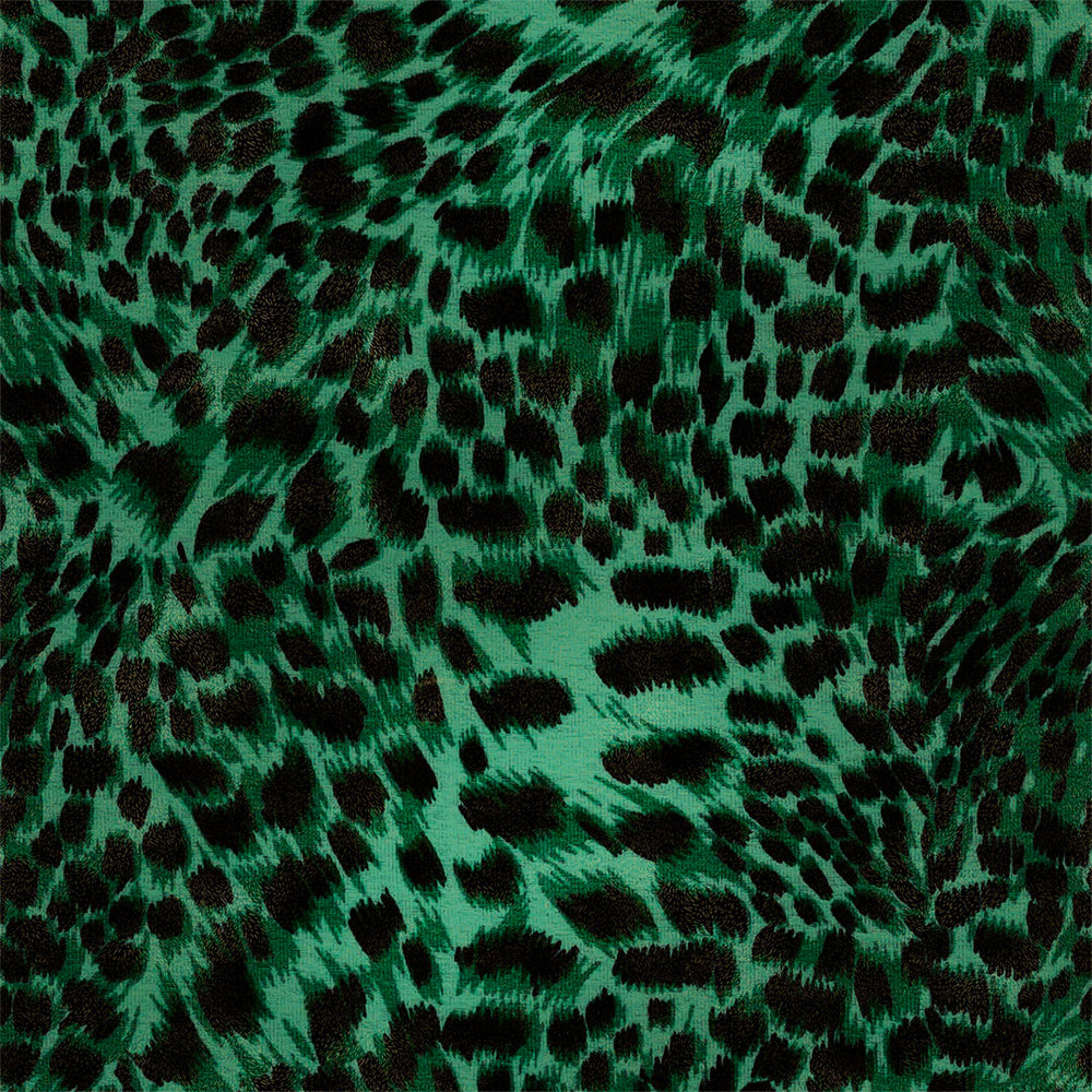 LH900395 - Lady Leopard Wallpaper - Emerald - Lust Home