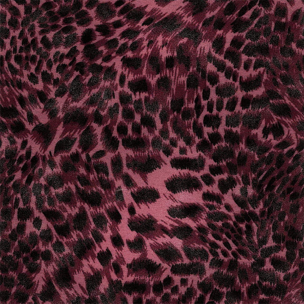 LH900396 - Lady Leopard Wallpaper - Bold Burgundy - Lust Home