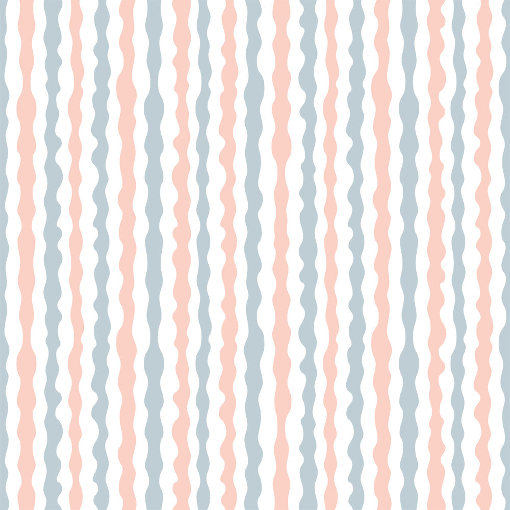 LH900443 - Get A Wiggle On Wallpaper - Candy Floss & Baby Blue - Lust Home