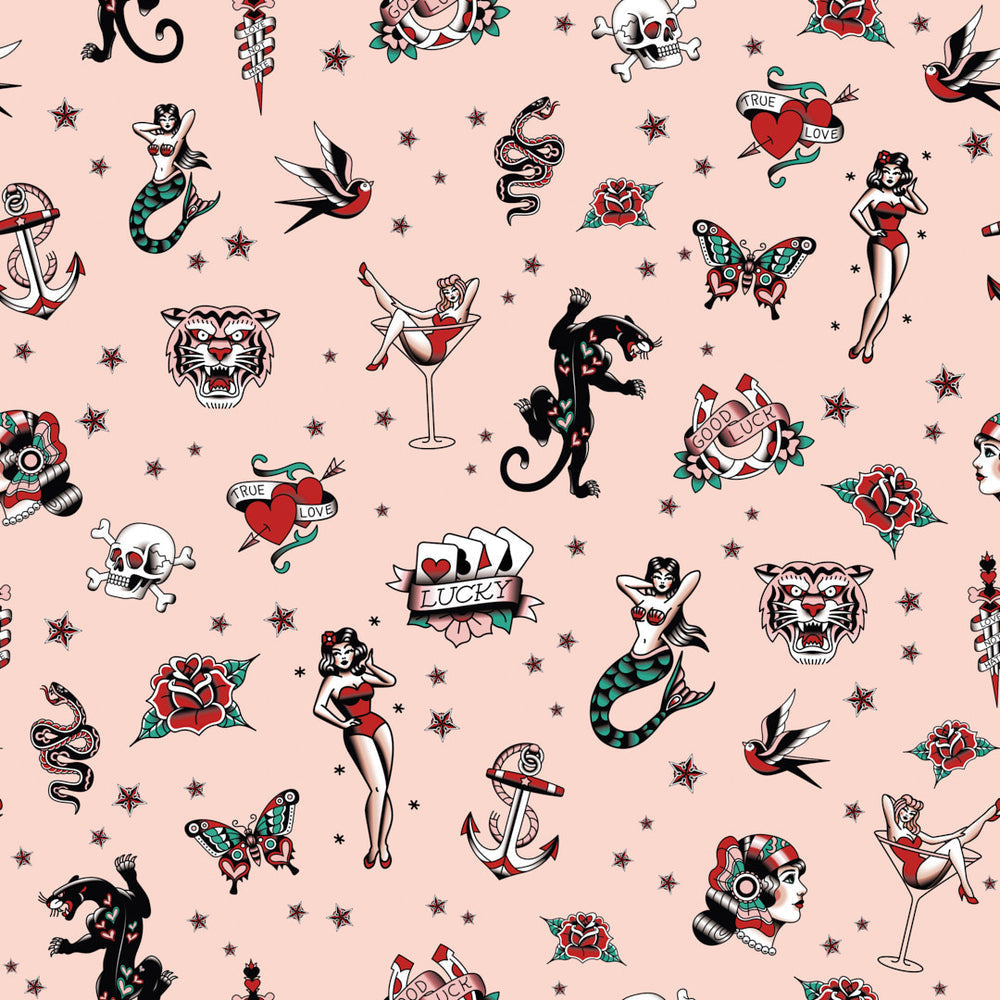LH900480 - Hello Sailor Wallpaper - Candy Floss - Lust Home