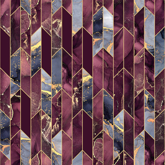 LH900490 - Chicago Wallpaper - Burgundy Marble - Lust Home