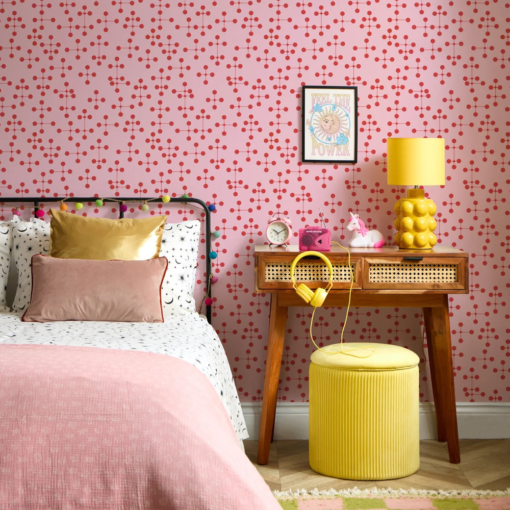 LH900573 - Atomic Dream Wallpaper - Powder Puff & Poison Apple - Lust Home