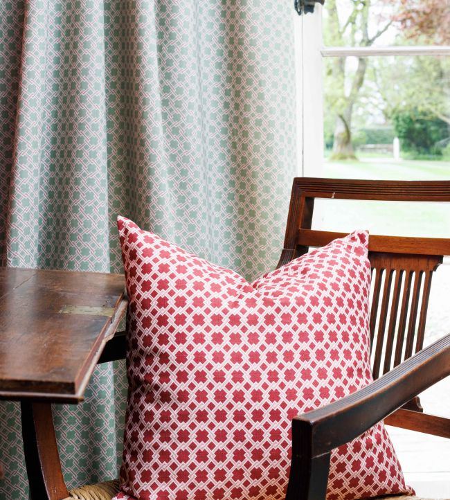 Lattice Cane Fabric - Red/Pink - BGF060302 - Barneby Gates