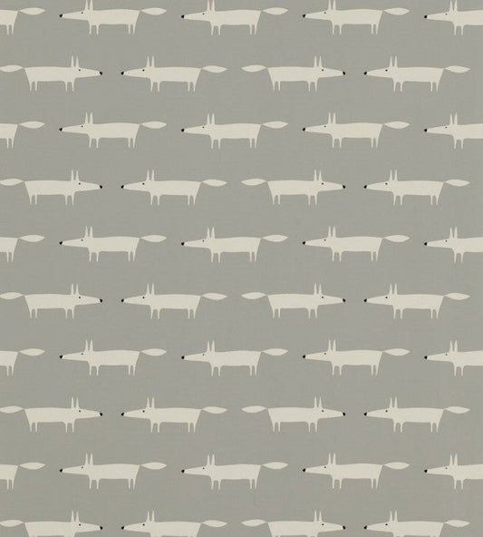 Little Fox Wallpaper - Silver - NSWA110838 - Scion