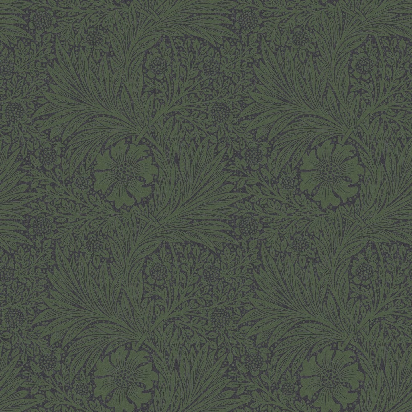 Marigold Fibrous Wallpaper - Green - 124255 - William Morris AH