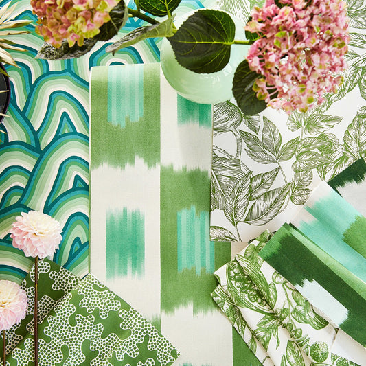 Melograno Wallpaper - Forest/First Light - HQN3112923 - Harlequin