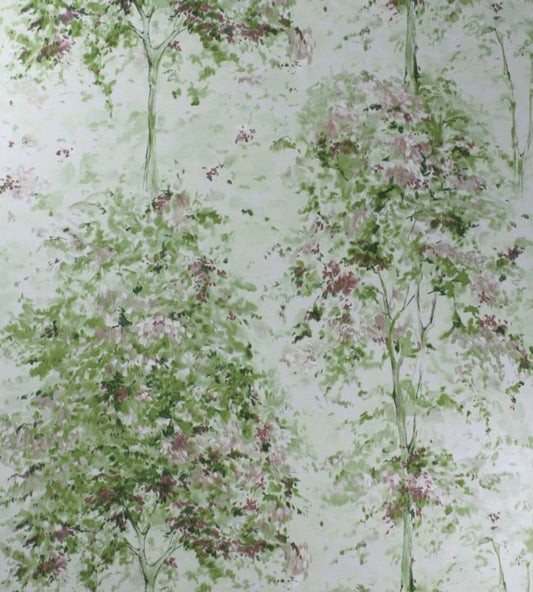 NCW4152-01 - Lochwood Wallpaper - Green - Nina Campbell