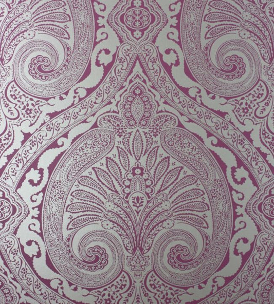 NCW4186-11 - Khitan Wallpaper - Pink/Gold - Nina Campbell