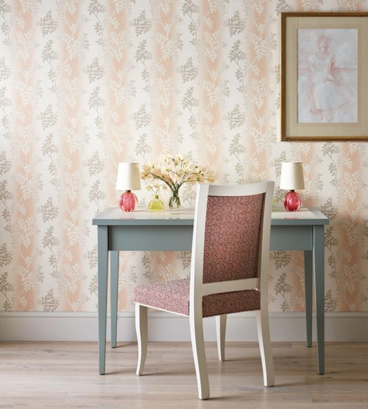 NCW4394-02 - Posingford Wallpaper - Yellow/ Grey - Nina Campbell