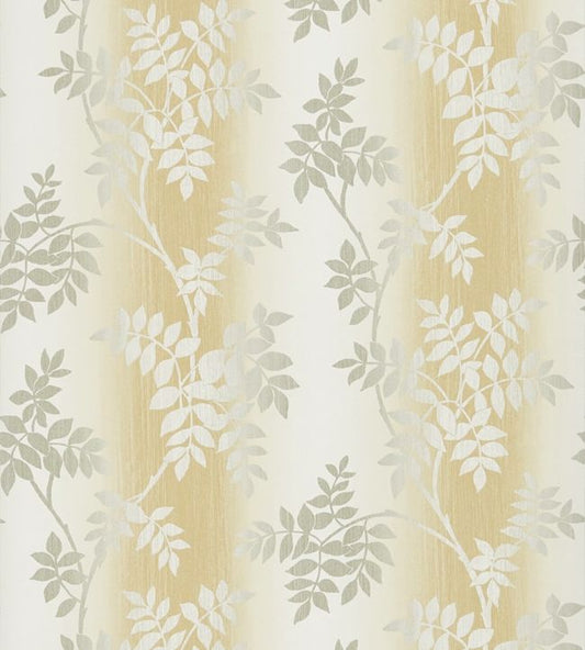 NCW4394-02 - Posingford Wallpaper - Yellow/ Grey - Nina Campbell