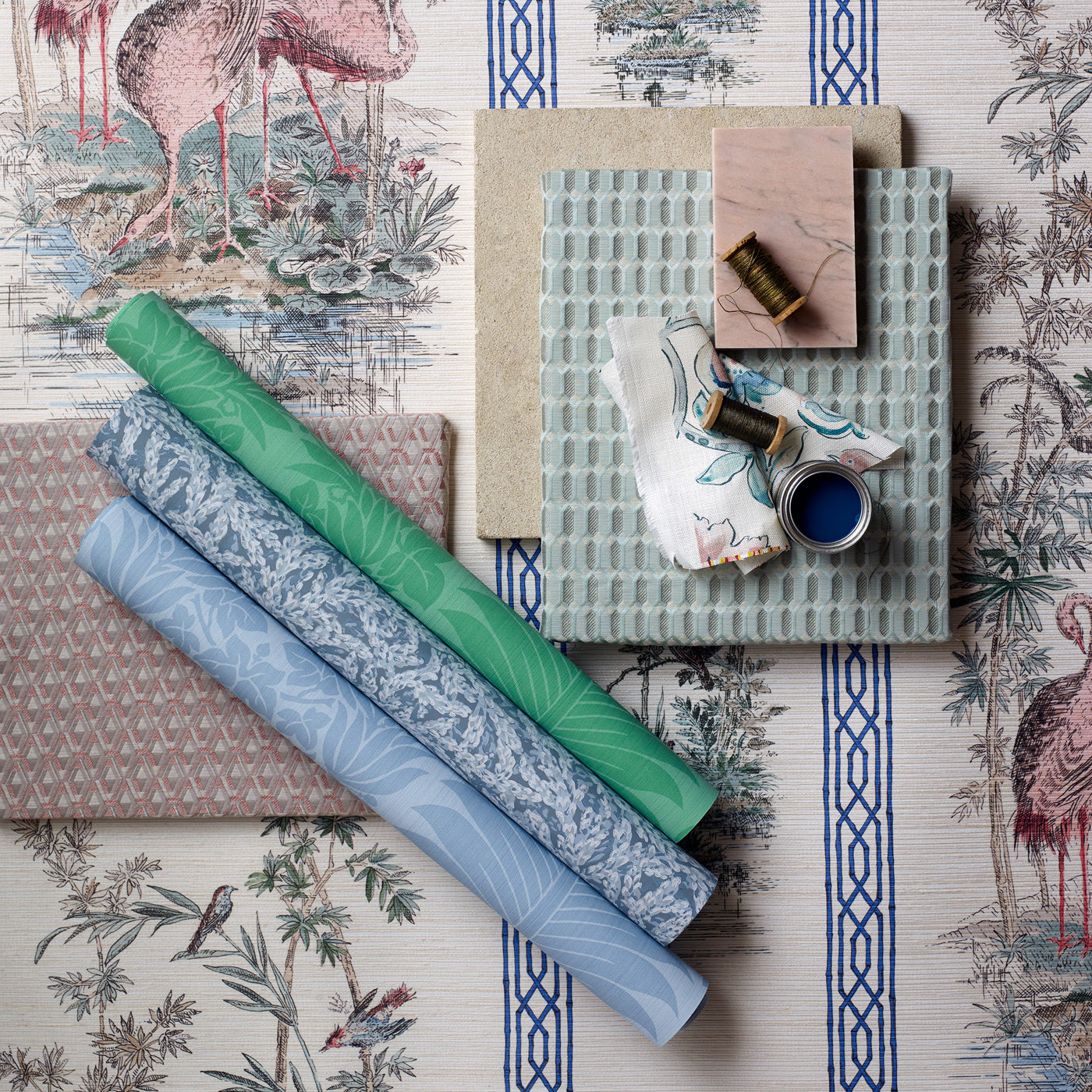Nootka Wallpaper - Poison - ZCOT313028 - Zoffany