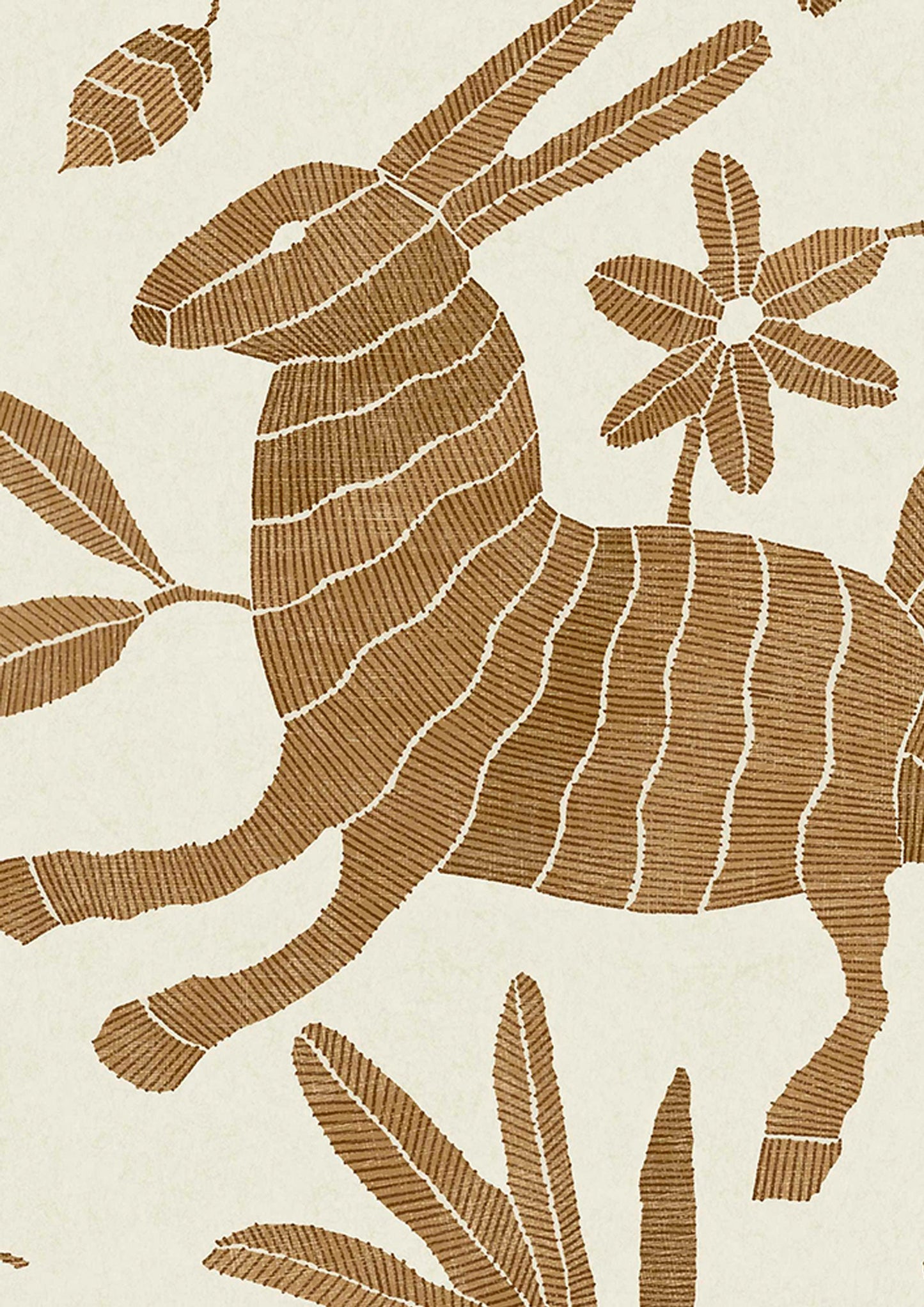 Otomi Wallpaper - Foxy - Lewis & Wood