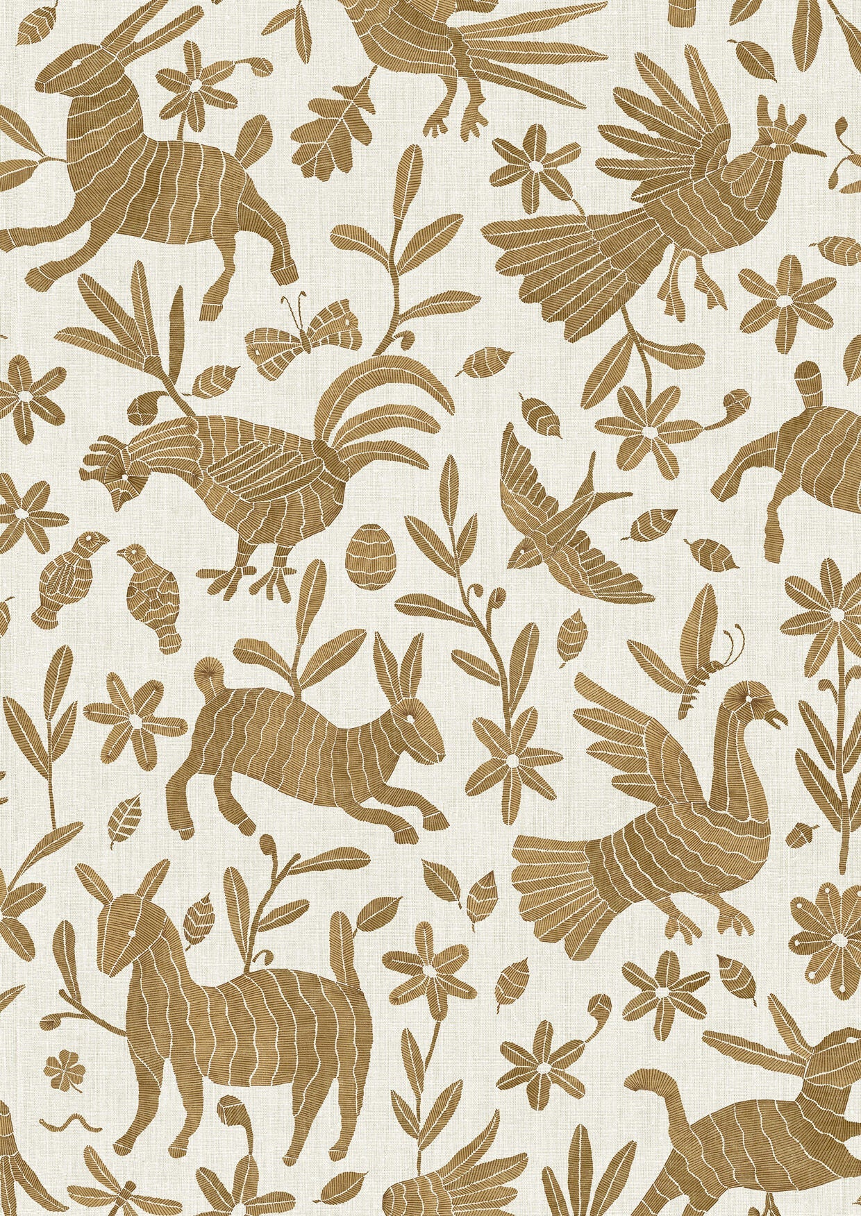 Otomi Wallpaper - Foxy - Lewis & Wood