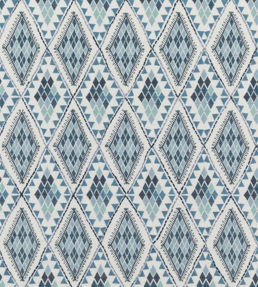 PF50443-1 - Castelo Fabric - Indigo - Baker Lifestyle