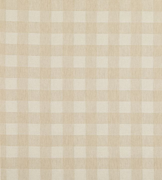 PF50490-110 - Block Check Fabric - Linen - Baker Lifestyle