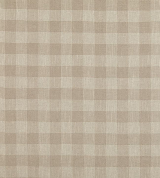 PF50490-140 - Block Check Fabric - Stone - Baker Lifestyle