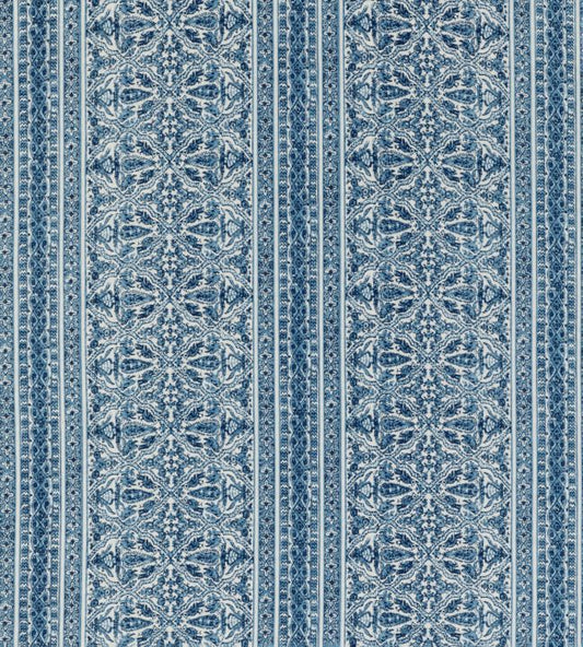 PP50495-1 - Seaton Stripe Fabric - Indigo - Baker Lifestyle