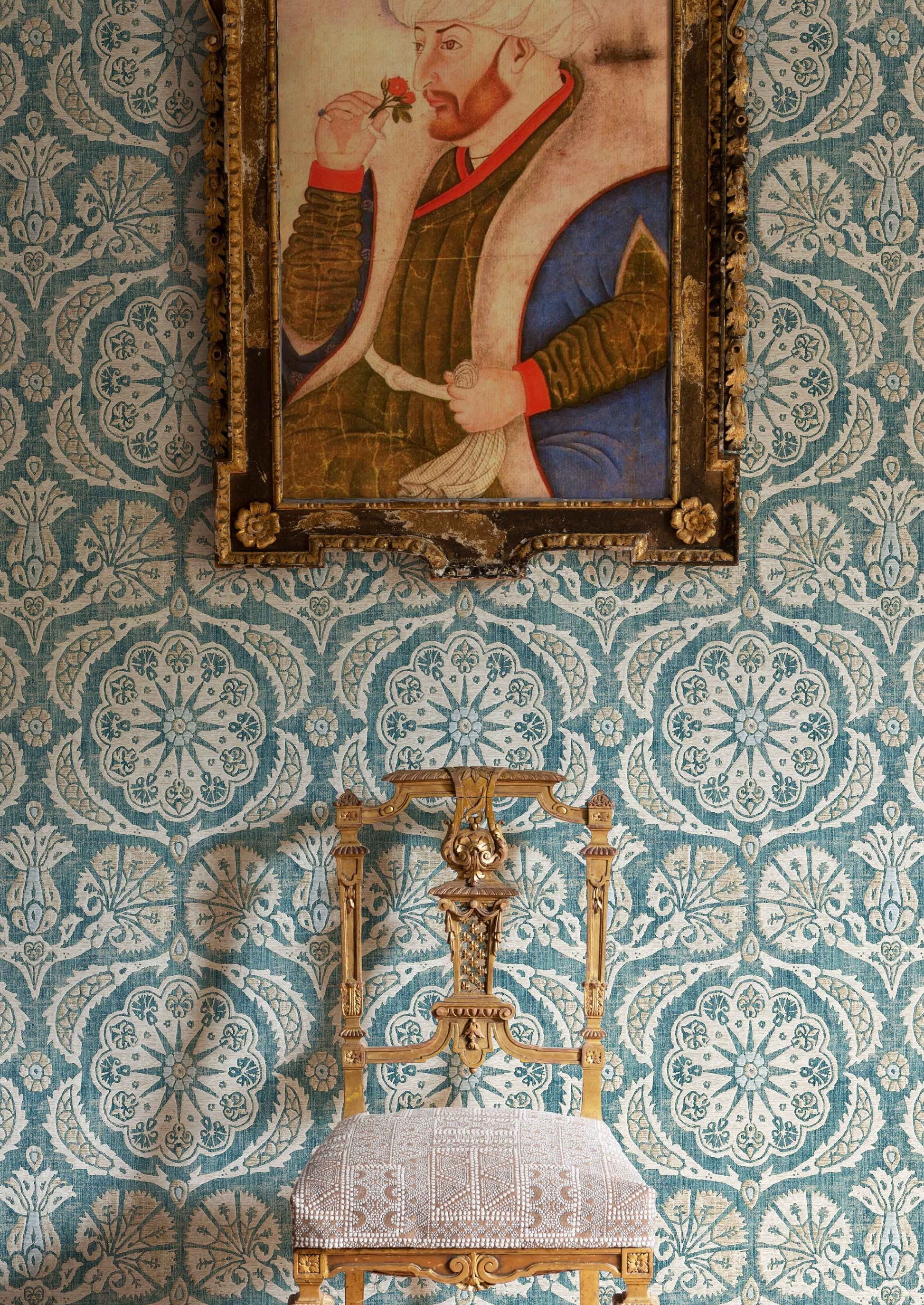 Pasha Wallpaper - Marmara - Lewis & Wood