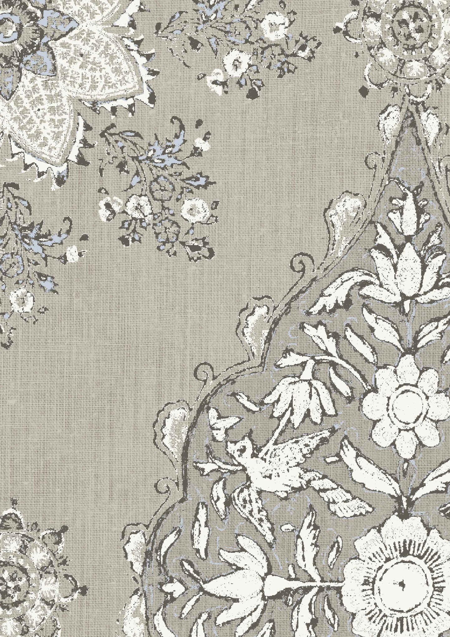 Pashmina Wallpaper - Derby - Lewis & Wood