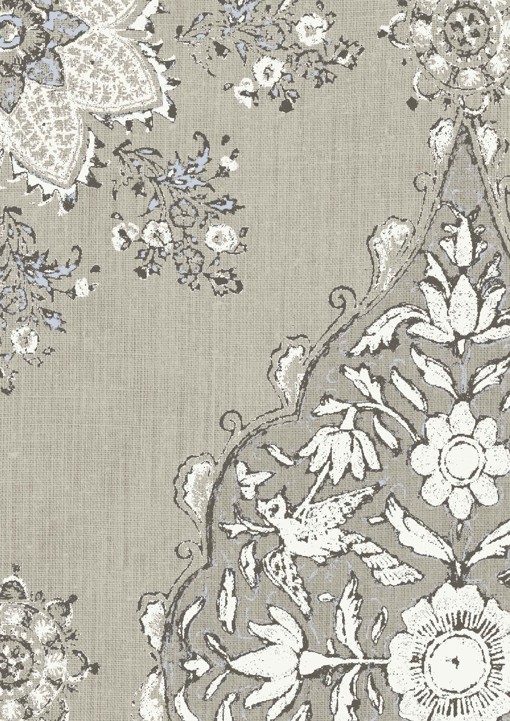 Pashmina Wallpaper - Derby - Lewis & Wood