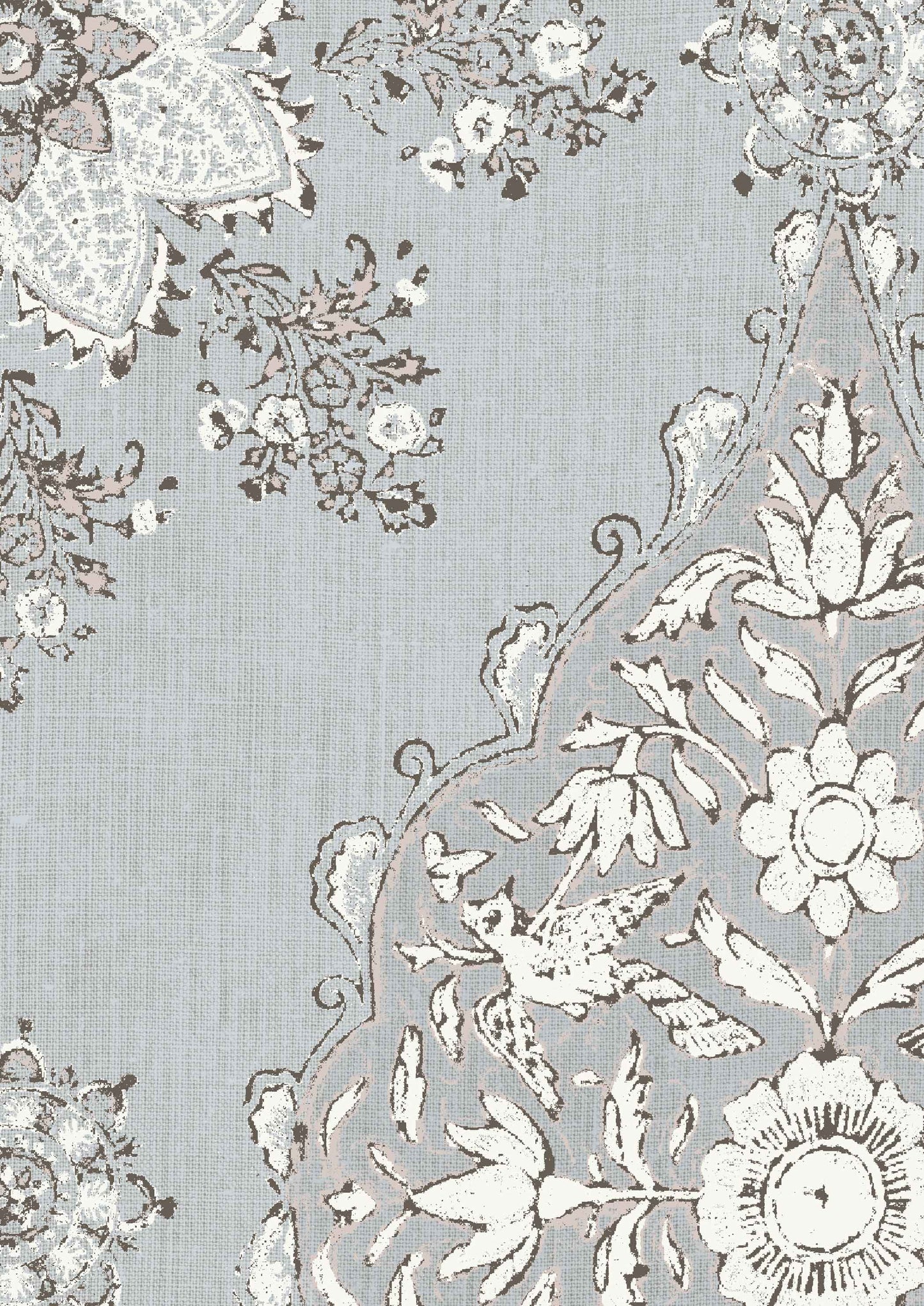 Pashmina Wallpaper - Meissen - Lewis & Wood
