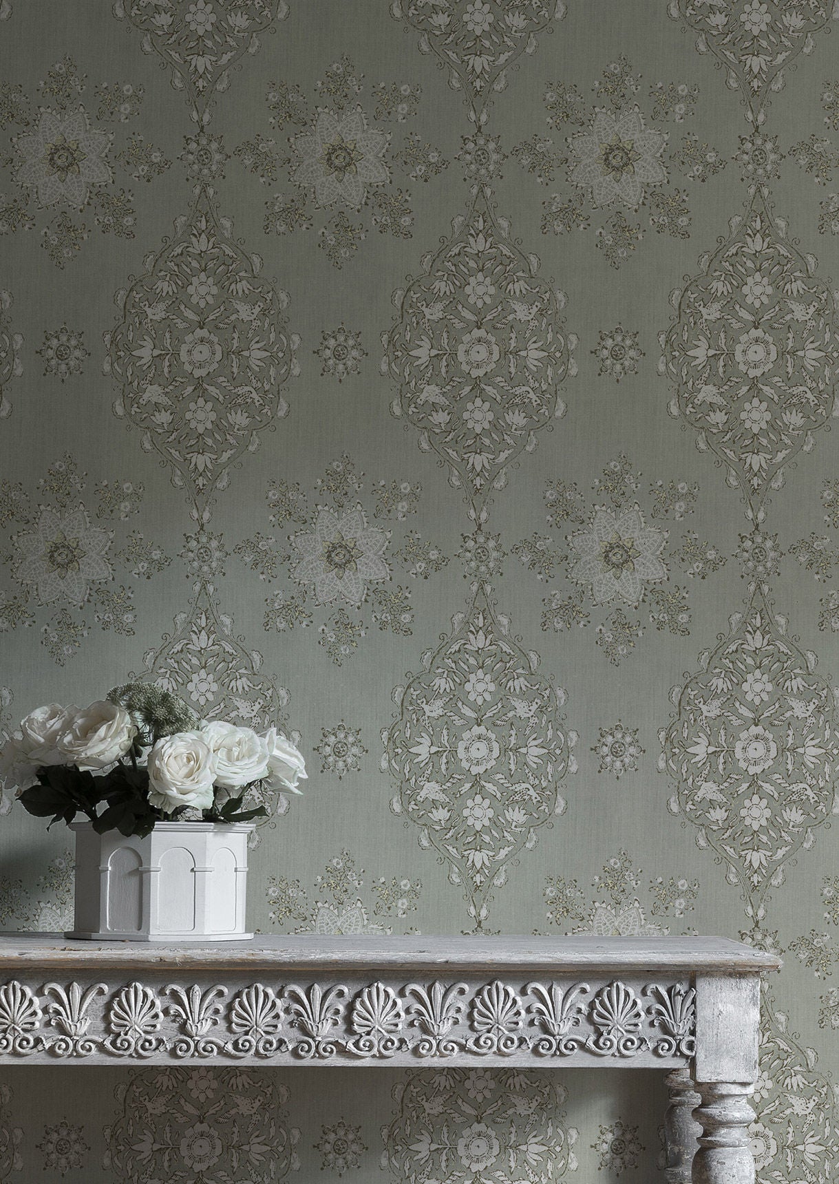 Pashmina Wallpaper - Minton - Lewis & Wood