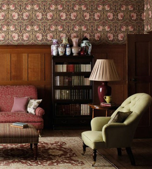 Pimpernel Wallpaper - Fig/Sisal - 210390 - Morris & Co